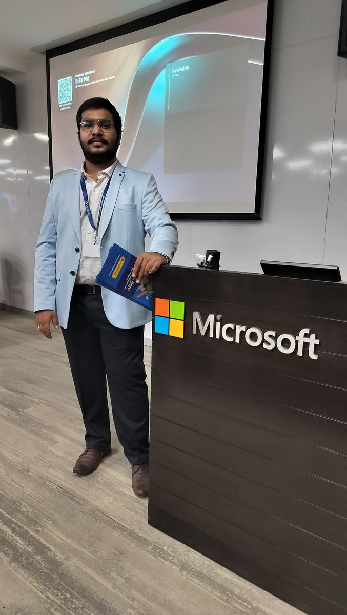 Venkatesh Kadali at Microsoft Reactor